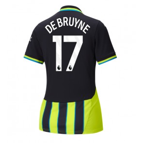 Manchester City Kevin De Bruyne #17 Dámské Venkovní Dres 2024-25 Krátký Rukáv